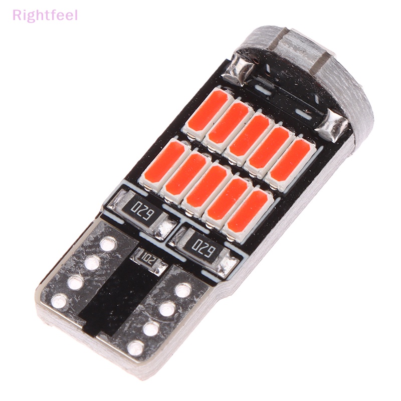 Set 2 Đèn led Tín Hiệu 12v t10 canbus 6500k 26 smd 4014 chip Dành Cho Ô Tô Mới