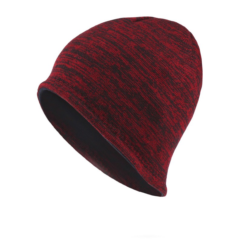 1 Mũ Len Lót Nhung Giữ Ấm Thời Trang Mùa Đông Cho Nam Nữ