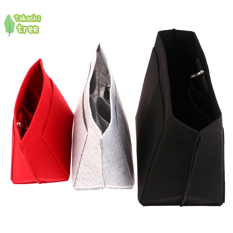 Túi Đựng Túi Xách Cầm Tay mini Bằng Vải Nỉ Lót Bên Trong