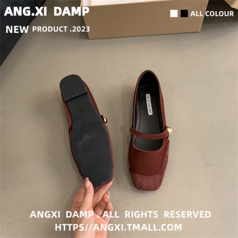 Giày Búp Bê Đế Bằng Mềm Mại Phong Cách Hàn Quốc Thời Trang Mùa Thu 2023 Cho Nữ