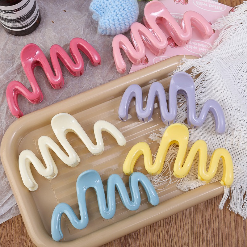 Mới Kẹp Tóc Hình Cá Mập Nhiều Màu Sắc Bằng acrylic Cho Nữ