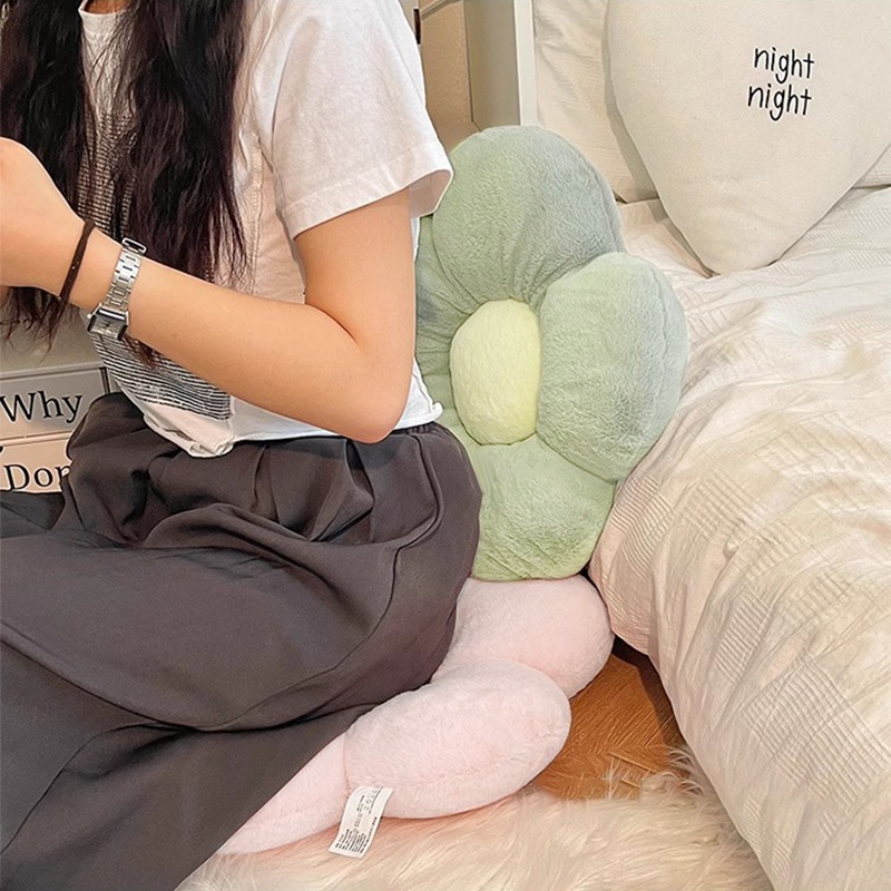 Gối Đệm Ngồi Mềm Mại Hình Bông Hoa Màu Kẹo Đơn Giản Trang Trí Nhà Cửa / Văn Phòng