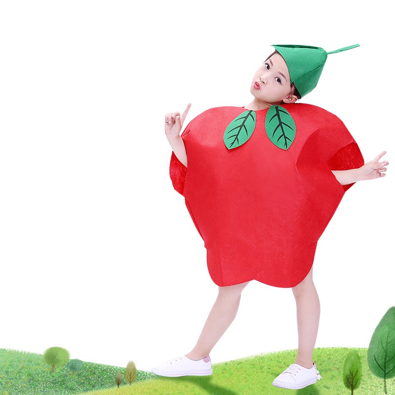 SUGE Trang Phục Hóa Trang Hoa Quả - Rau Củ Cho Bé Mầm Non. Bộ Đồ Trái Cây Trẻ Em Free Size