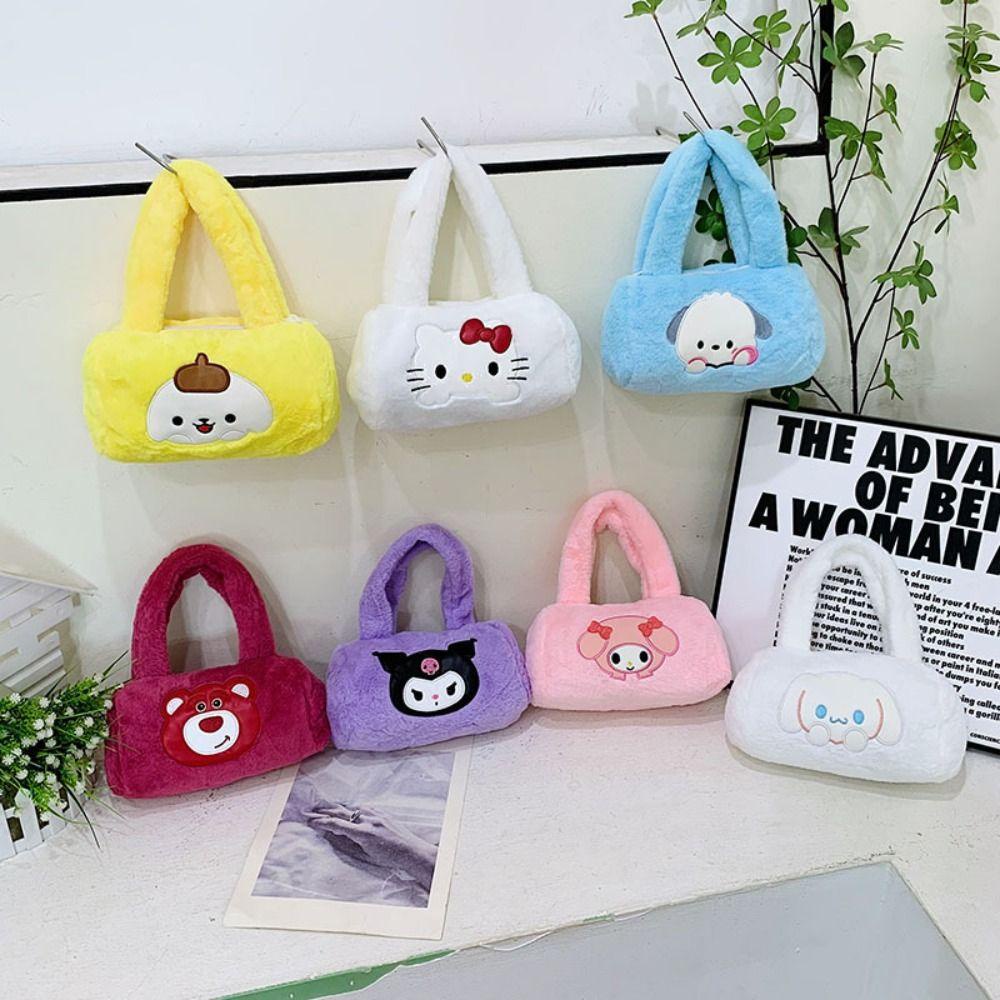Shanhai kuromi Túi Xách Tay Nhỏ Nhắn Hình kuromi cinnamoroll melody Dễ Thương Sáng Tạo Dành Cho Học Sinh
