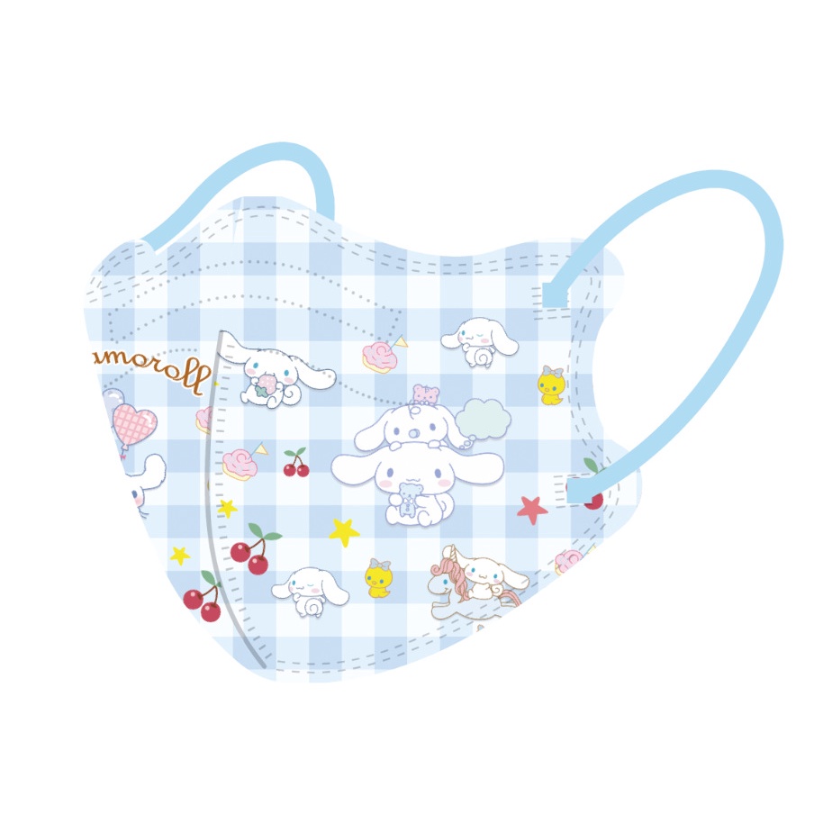 Set 50 Khẩu Trang sanrio 4d 4~12 h0153 Chống Bụi Họa Tiết Hoạt Hình Dễ Thương Cho Bé