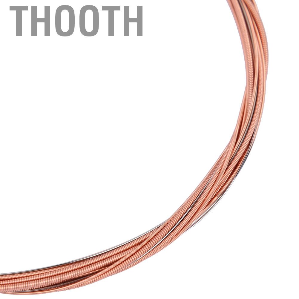 Thooth Folk Acoustic 6-string Steel Strings Copper Brass Musical Instrument