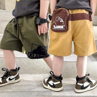 Hàng Mới Về Quần Short Cotton Ống Rộng Phong Cách Mới Mùa Hè 2024 Cho Bé Trai