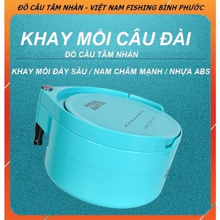 01 bộ khay mồi câu đài ba. nhựa abs. nhiều phân loại chọn lựa.