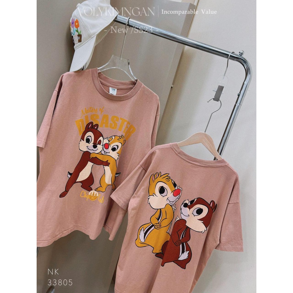 Áo 2 chú sóc nâu disa.ster