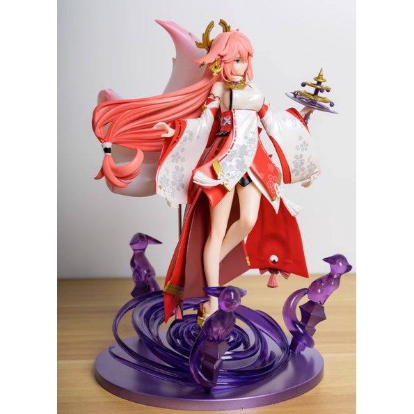 Mô Hình Nhân Vật Nữ Anime 25cm Genshin Impact GK Yae Miko