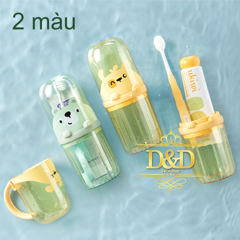 Hộp tiện ích du lịch ETRAVEL dành cho trẻ em -5.2- đựng bàn chải, kem đánh răng