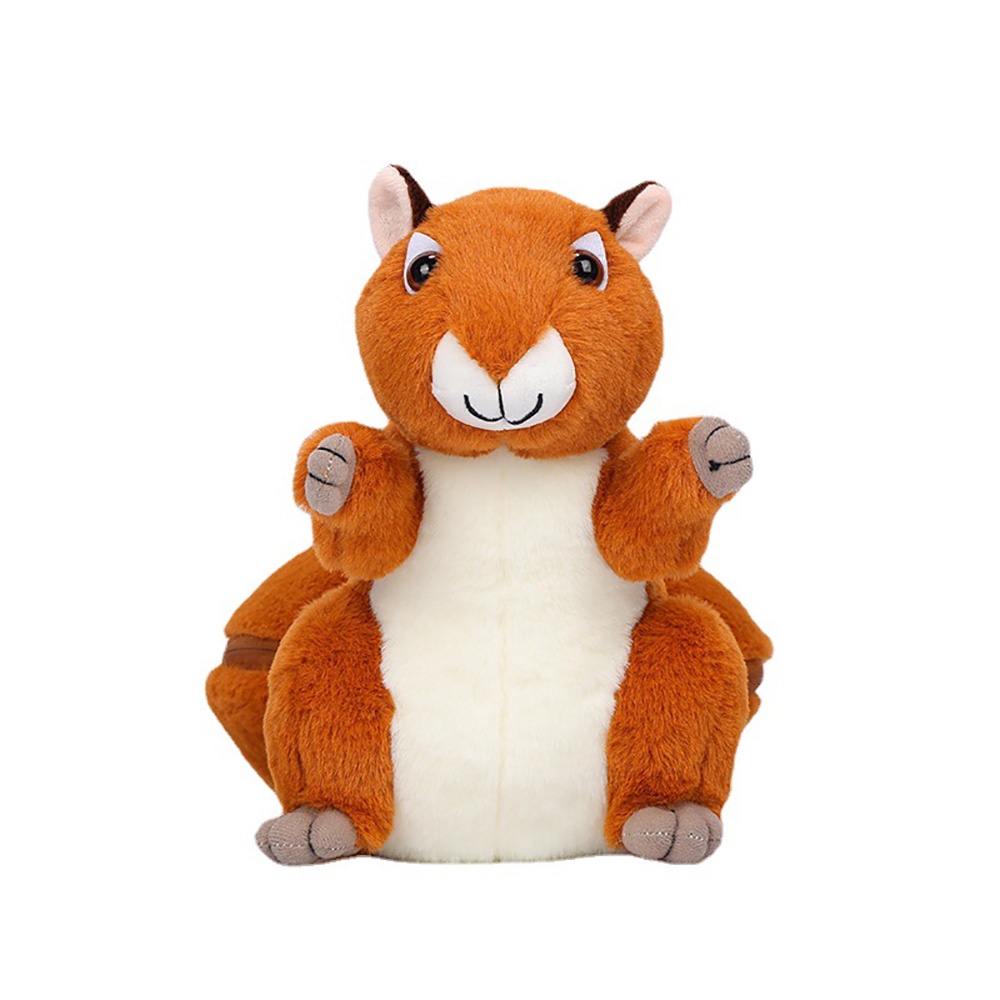 25CM Nut Squirrel Plush Toy Plush Pillow Toy, Birthday Gift for Children and Friends