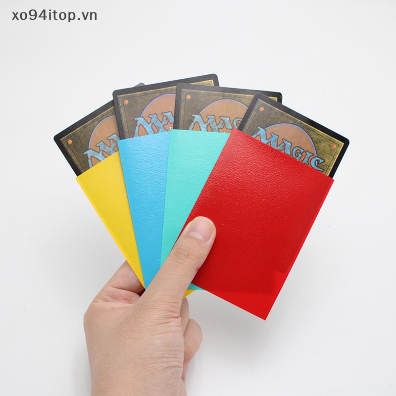 Xoitop Set 100 Vỏ Bọc Bảo Vệ Thẻ Bài tarot 66 * 91mm Chuyên Dụng