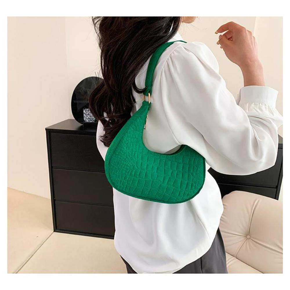 Thời Trang Túi Xách Đeo Vai Họa Tiết Vân Đá Phong Cách Hàn Quốc Cho Nữ