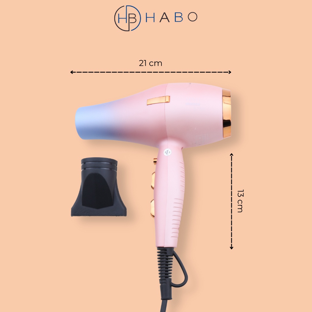 Máy sấy tóc MNH S760 2 chiều nóng lạnh, công suất lớn 2200W