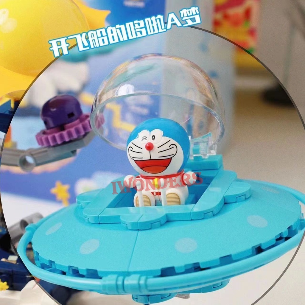 Doraemon Bộ Đồ Chơi Lắp Ráp Phi Hành Gia k20421