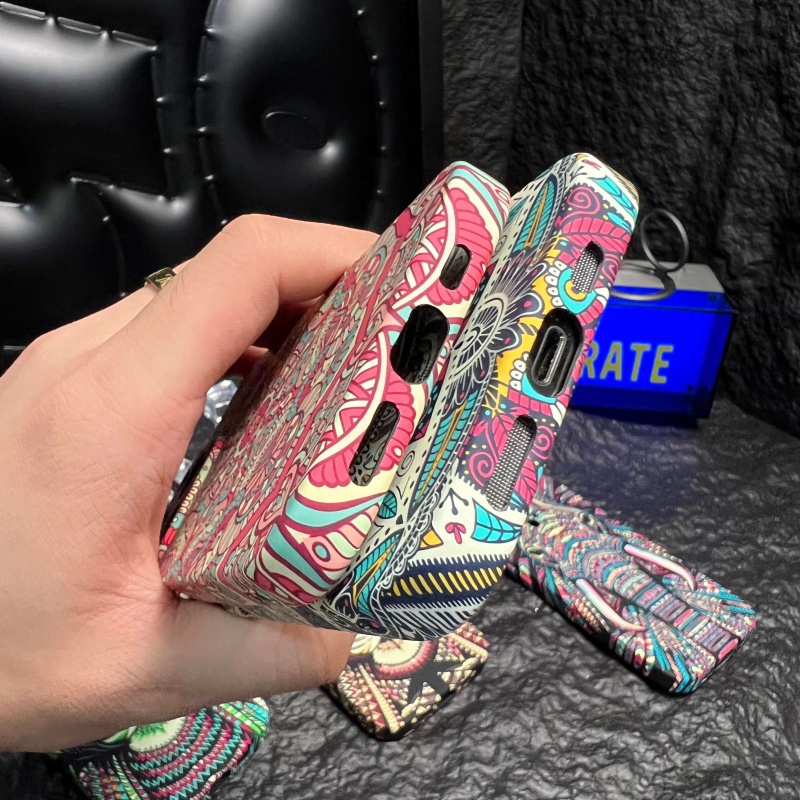 Ôp Điện Thoại Silicon Dẻo Họa Tiết Sư Tử Chống Bám Mồ Hôi / Rơi / Vân Tay Cho iphone 13promax 14plus 12 11 Ốp