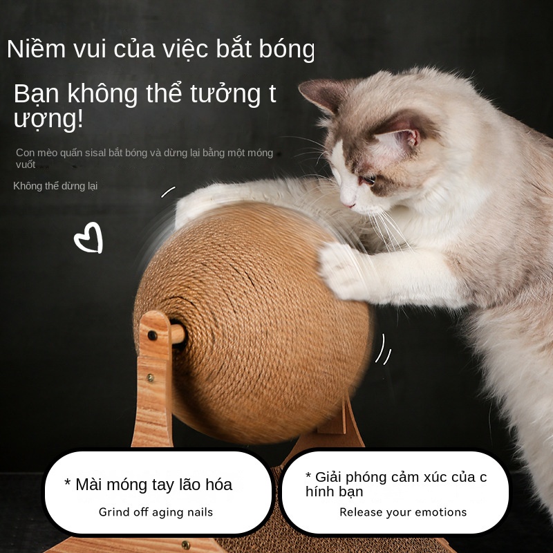 Đồ Chơi Bảng Cào Móng Thú Vị Chống Trầy Xước Cho Mèo Cưng