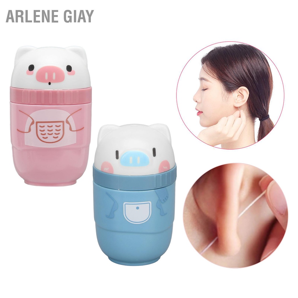 Arlene Giay Bông tai Hole Cleaner Kit 20ml Dung dịch làm sạch khử mùi