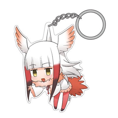 Móc khóa Kemono Friends Armadillo Raccoon Penguin Serval Phụ kiện trang trí túi xách Balo