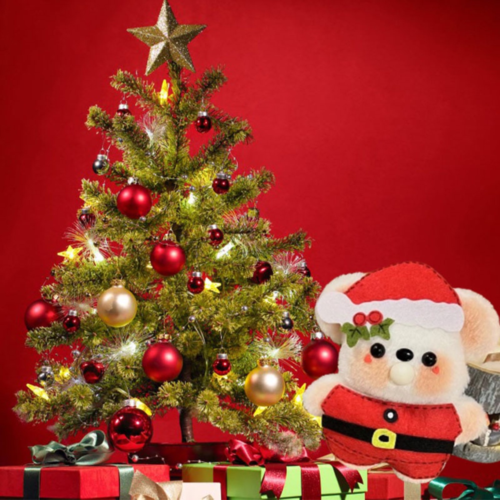 Búp Bê Hoạt Hình Nhồi Bông Mềm Có Tiếng Kêu Bằng Tay diy Sáng Tạo Trang Trí Giáng Sinh