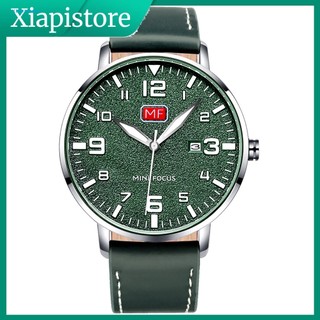 MINI FOCUS [xiapistore] Đồng Hồ Đeo Tay Dây Giả Da mini Kiểu Ả Rập Cho Nam
