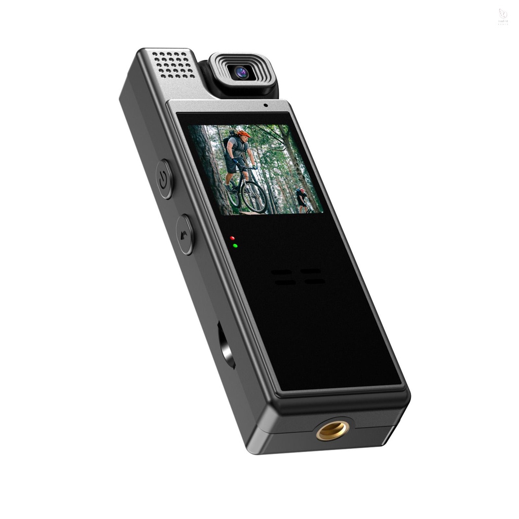 Camera Cơ Thể mini Âm Thanh Và video 1800K uhd 4k 1800°Camera Quay video 6 Tiếng Có Tầm Nhìn Đêm 1.3in tft