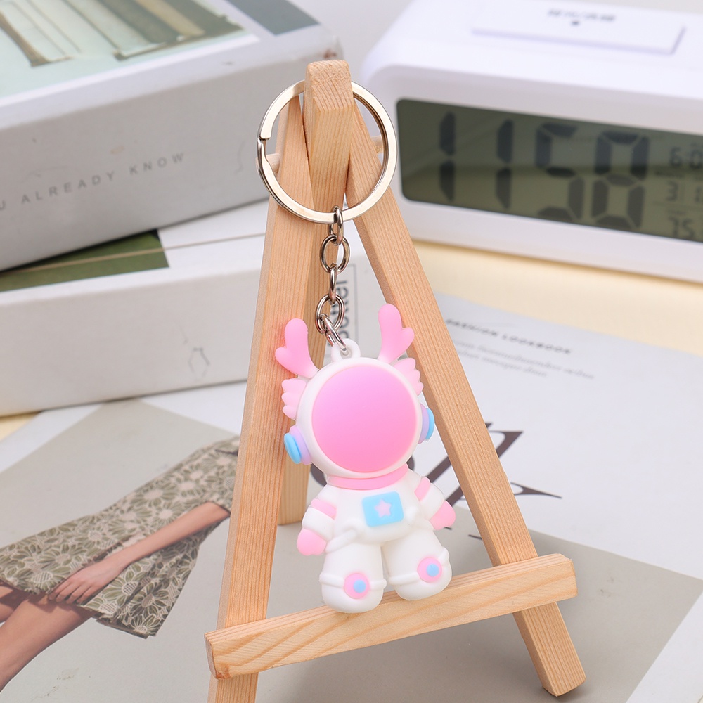 Hoạt Hình Móc Chìa Khóa Hình Rồng Phi Hành Gia Dễ Thương