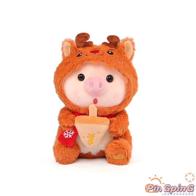 Túi Đựng Điện Thoại 2023new!!!! Heo Nhồi Bông 25cm Mềm Mại Dễ Thương Trang Trí Cây Thông Noel