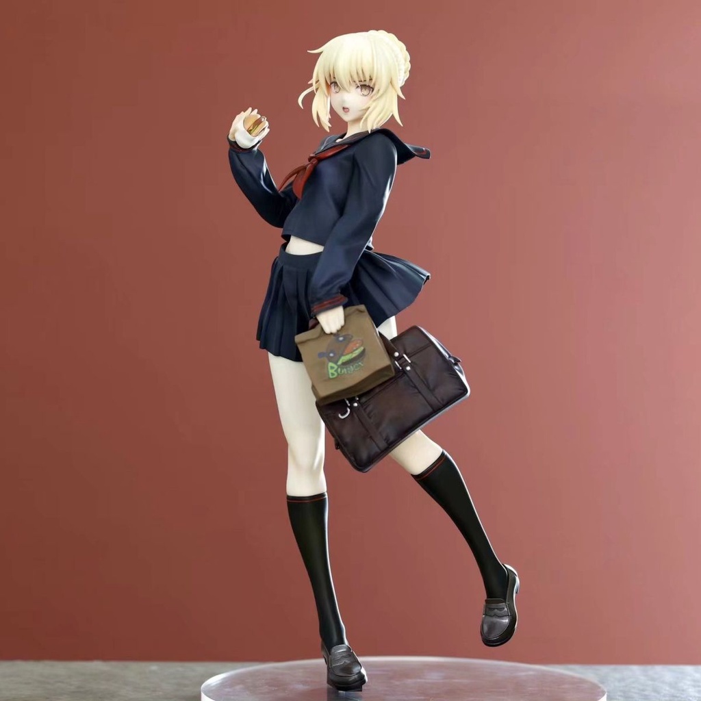 Fate GK Burger saber saber My King Boxed Anime Hình 23CM