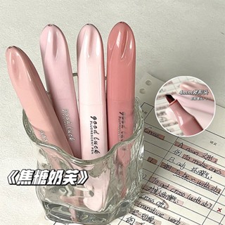 4 Cái/hộp Sáng Tạo Morandi Hai Đầu Bút Huỳnh Quang Sinh Viên Nhiều Màu Sắc Bảo Vệ Mắt Bút Tự Làm Sổ Tay Tạp Chí Chất Liệu