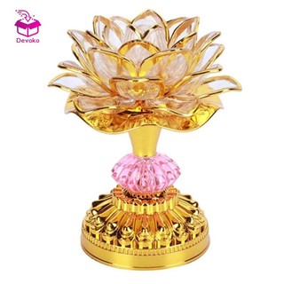 Devoko Đèn led Thay Đổi Màu Sắc Hình Hoa Sen