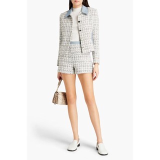 Set Claudie Pierlot Verona denim-trimmed tweed jacket - Tweed