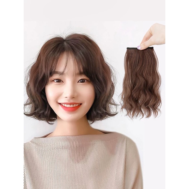 Kẹp Phồng Chân Tóc Xoăn Sóng Dài 25-35cm, Tóc Giả Xoăn Sóng Làm Dày Tóc (Giá 1 Bên) QiQiShop