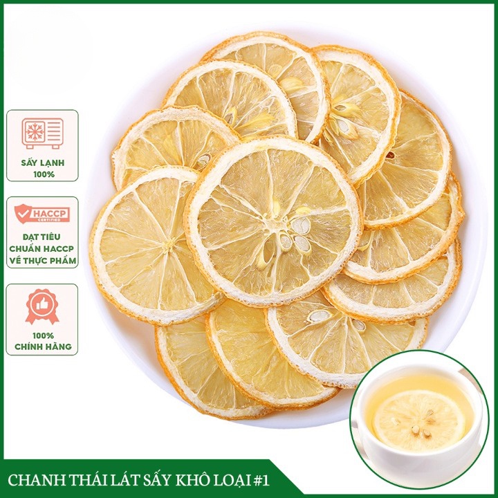 Chanh Vàng Sấy Khô 100gr Trà Chanh Vàng Thái Lát Khô Tự Nhiên Thơm Ngon chuẩn loại 1