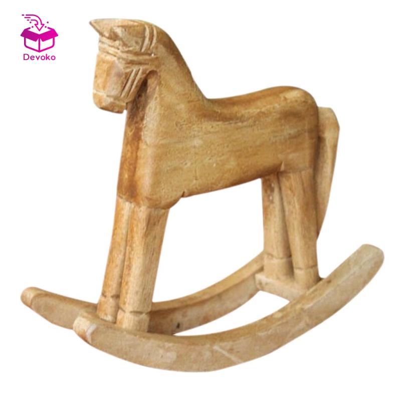 Devoko Ngựa Gỗ Bập Bênh 180Mm