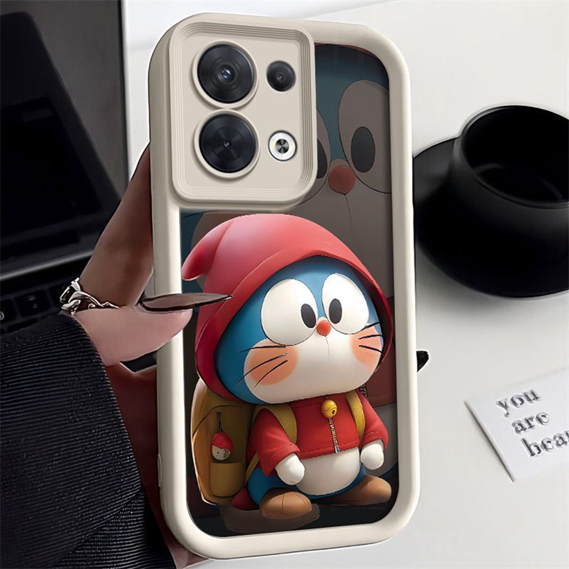 Dễ Thương Ốp Điện Thoại Mềm Chống Rơi Họa Tiết doraemon Hoạt Hình Cho oppo reno 5 6 7 8 lite 7z 8z 8t