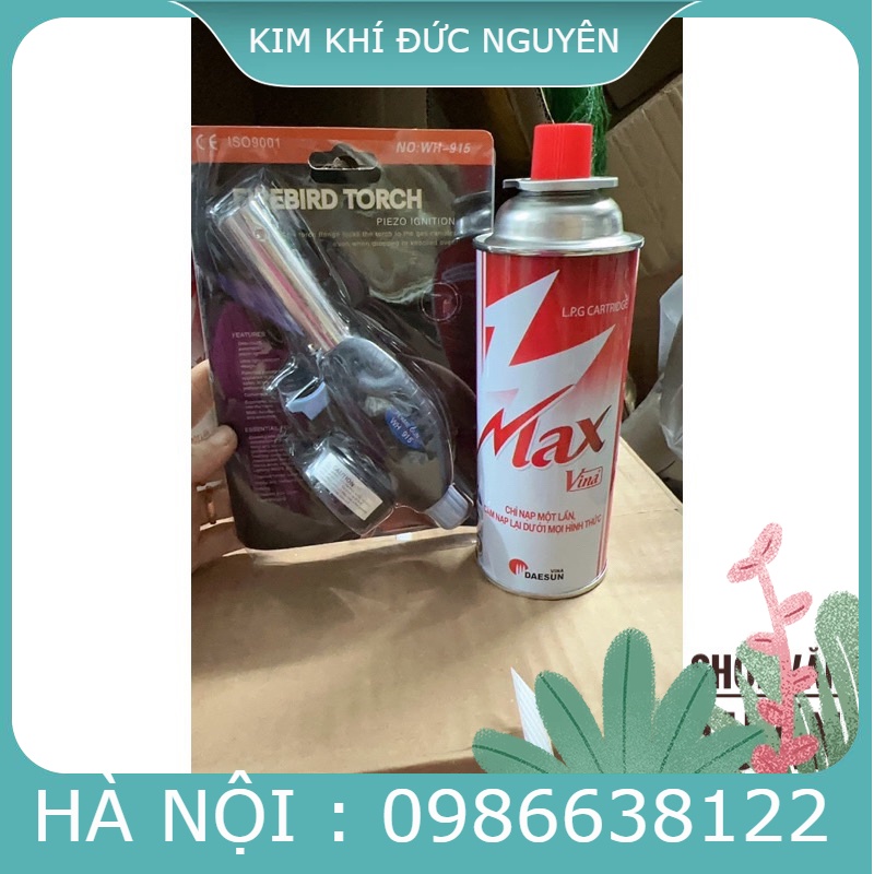COMBO Bình Gas mini 350g + Khò cho bình mini -HÀNG CHẤT LƯỢNG CAO  (ship hỏa tốc)