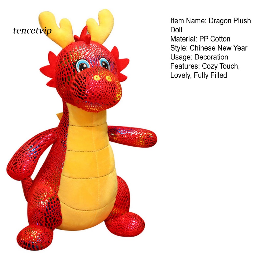 Thú Nhồi Bông Hình Rồng 3d Hoạt Hình Năm 2024