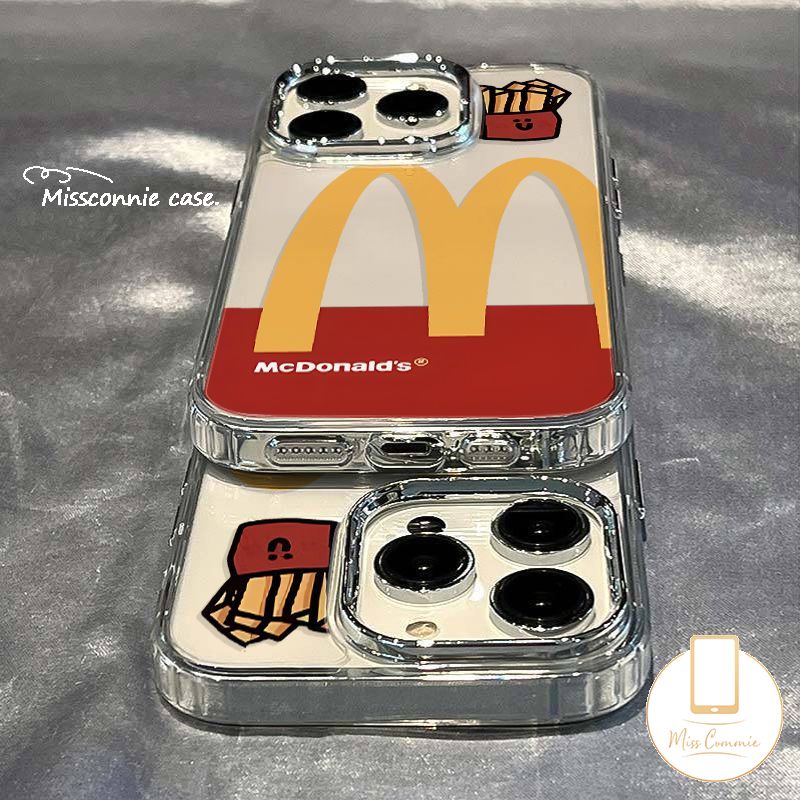 Thời Trang Ốp Điện Thoại Hình Mcdonald 'S Cho iphone 11 x 7plus 8plus xs max xr 15 14 13 12 pro max 15 6 7 6s 8 plus se 2020