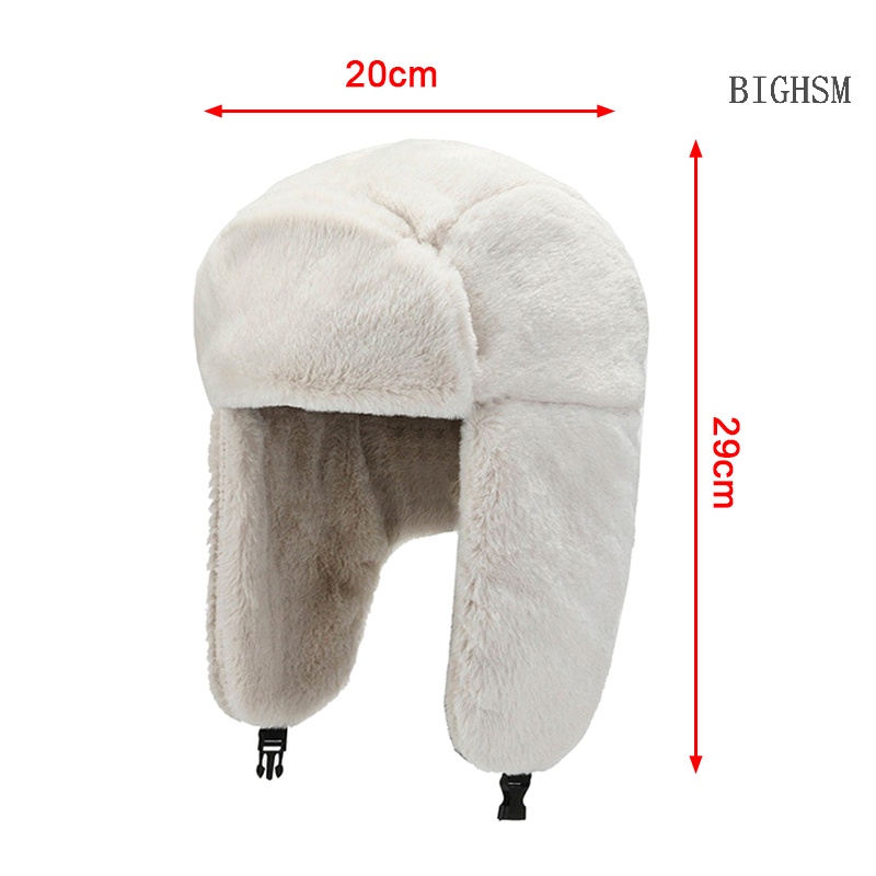 Bighsm Mũ Len Trùm Tai Giữ Ấm Mùa Đông Phong Cách Nga Thời Trang Cho Nam Và Nữ skk