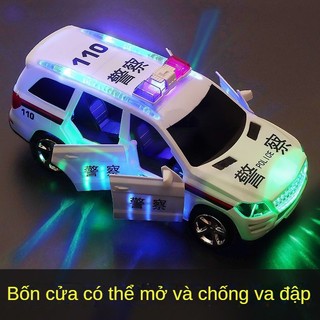 Mô hình xe cảnh sát đồ chơi có đèn và nhạc cho bé