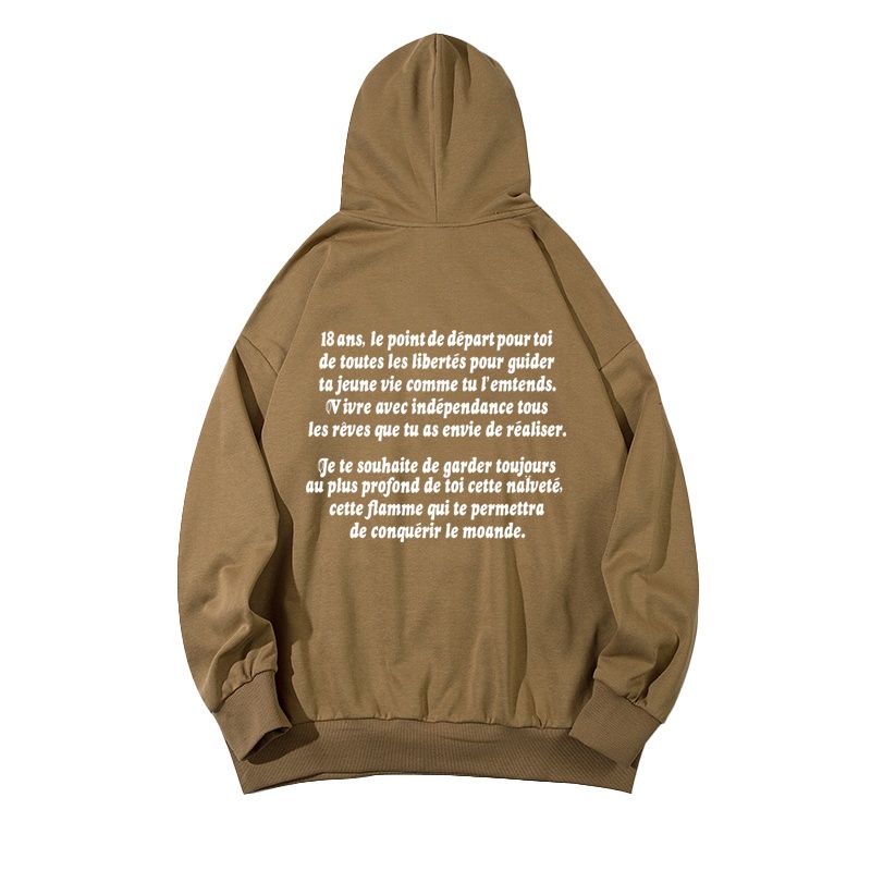 Áo Hoodie In Họa Tiết Trước Và Sau Thời Trang Đường Phố 2ca1rh8ar7t7t Dành Cho Nam Nữ