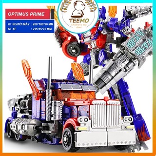 Đồ chơi robot siêu nhân biến hình oto lắp ráp Transformer, Optimus - Bumblebee TEEMO XE03Tặng ô tô