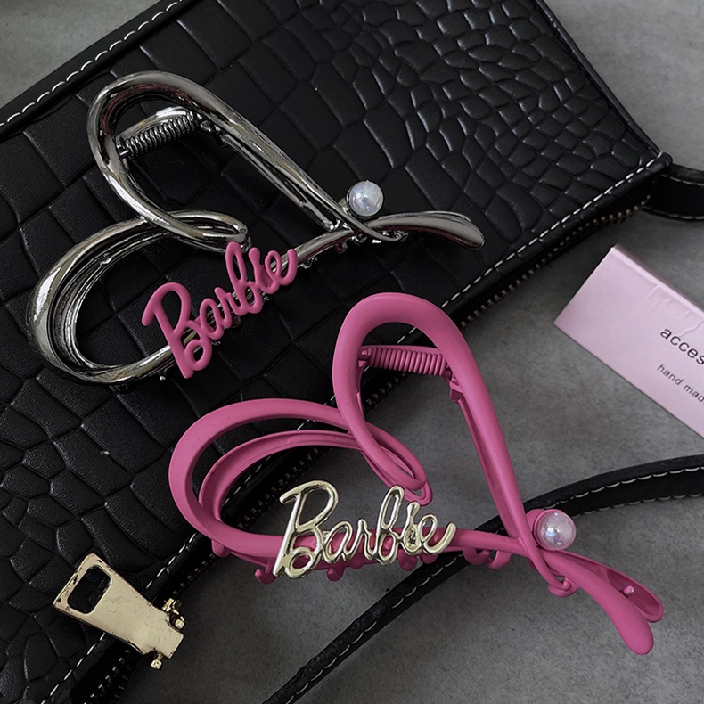 Kẹp Tóc Kim Loại Hình Trái Tim Thanh Lịch Cho Nữ