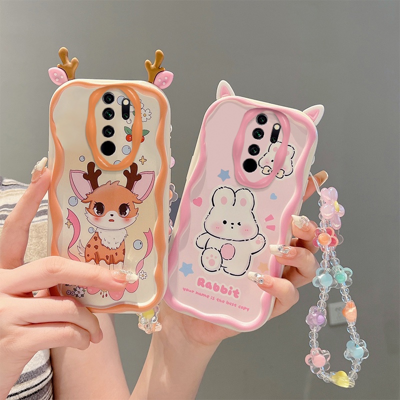 ốp lưng redmi note 8 pro Ốp Điện Thoại tpu Hình Tai Thỏ Dễ Thương Cho redmi note 8 pro