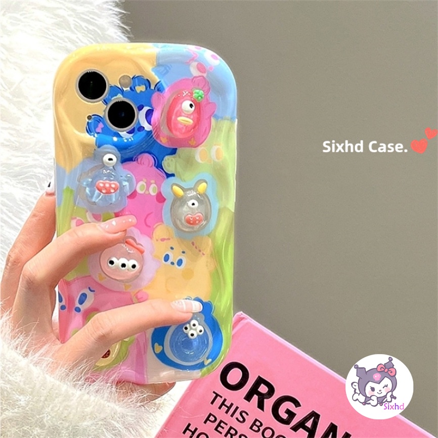 Ốp Lưng Realme C55 C11 C53 C21Y C25s C30s C15 11 C12 C35 C51 C25Y C25 C20 11 9i 8i 6i 5i 5 Narzo 50A 50i Sixhd Ốp Điện Thoại Mềm Chống Sốc Viền Cong Hình Quái Vật 3d Cho