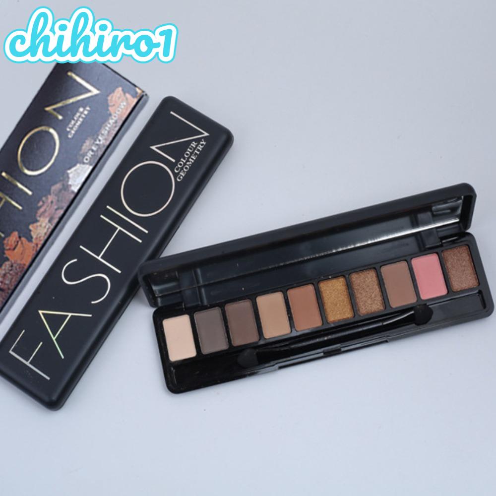 Chihiro1 Bảng Phấn Mắt 10 Màu Kim Tuyến Lấp Lánh Trang Điểm Nổi Bật