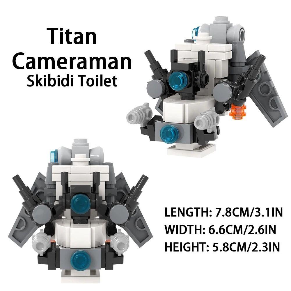 Mmluck skibidi Đồ chơi trẻ em Lắp Ráp Mô Hình toilet titan tv man Cho Bé
