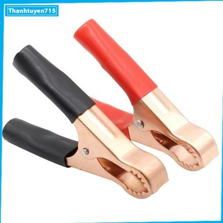 Set 2 đầu kẹp cá sấu 50a - 80mm bình ắc quy xe hơi - kẹp bình ắc quy thép không gỉ